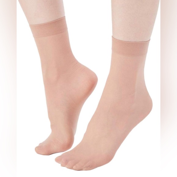 Womens No Show Thin Socks Cotton Nylon Low Cut Socks Size 4-8 packs black & nude - Picture 9 of 10